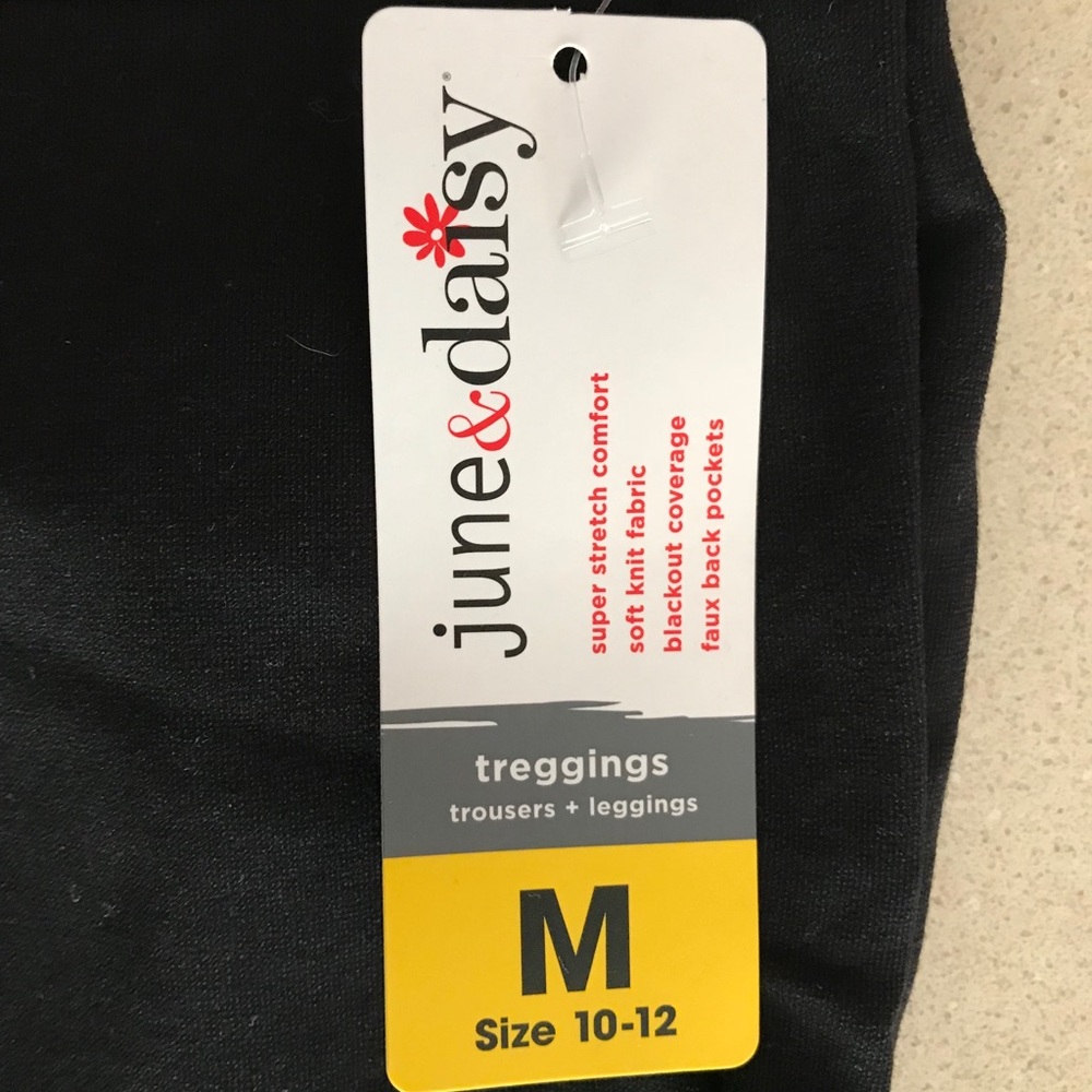 Black ponte pants